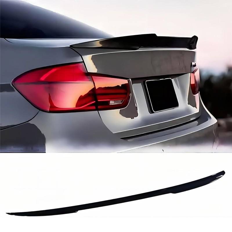 Auto Heckspoiler für Mercedes Benz/AMG E-Class Sedan W214 W213 W212 W211 W210 W124/E63/E63S, Kofferraumspoiler Kofferraumflügel Spoiler Lip, Auto Dekoration Zubehör,Bright Black von IGUATU