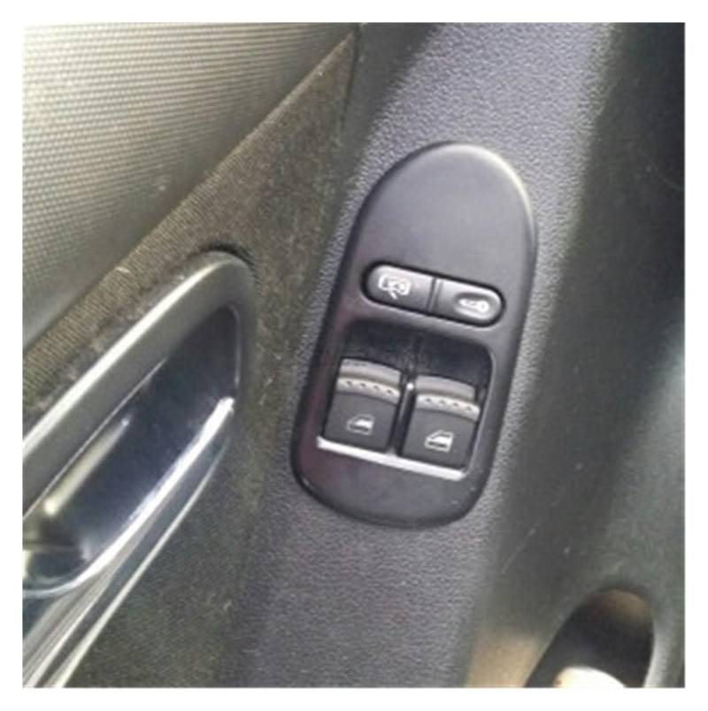 Autofenster Knopfschalter FÜR Skoda Für Fabia Für Octavia Für Bora Für Golf Für SEAT Leon ELEKTRISCHE FENSTERHEBER Schalter 1J 3 959 857 B Auto Styling 1J3959857 von IGemTSDY