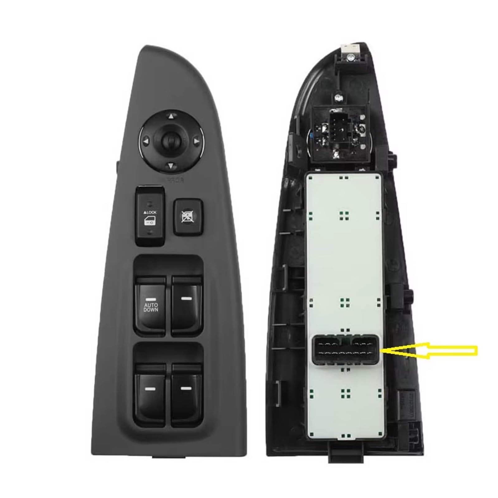 Autofenster Knopfschalter Für Hyundai Für Elantra 2007-2010 93570-2H110 935702H110 93570-2H1107U Elektrische Fensterheber Control Heber Schalter Taste Auto(with Panel) von IGemTSDY