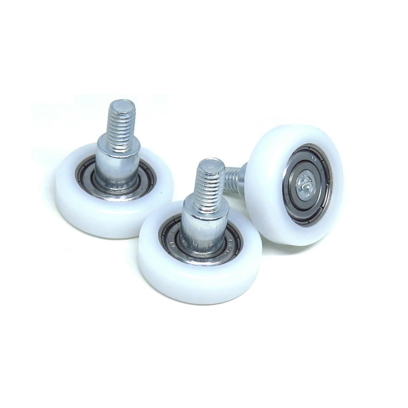 2pcs 8x30x7mm Bearings with M6 Screw BS60830-7C1L8M6 30mm Diameter POM Bolt Rollers Flat Guide Wheel Pulleys IINKUEYK(BS60828-7C1L8M6) von IINKUEYK