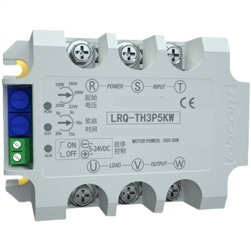 3 Phase electronic starter Soft Starter Online Slow Start Module Solid State Relay Decompression And Step-Down Controller 5KW8KW15KW22KW IINKUEYK(Radiator 22KW Module) von IINKUEYK