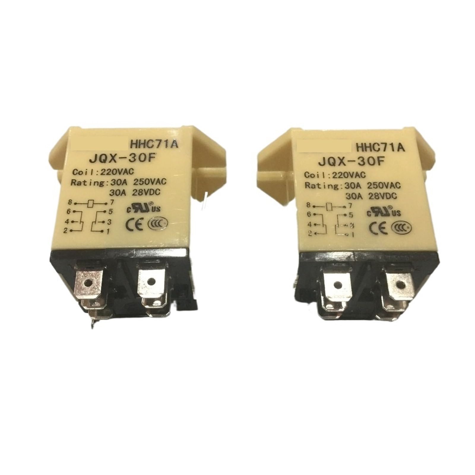 3Pieces/Lot JQX-30F 2Z AC 220V Coil 30A 250V AC Power Relay 8 Pin IINKUEYK von IINKUEYK