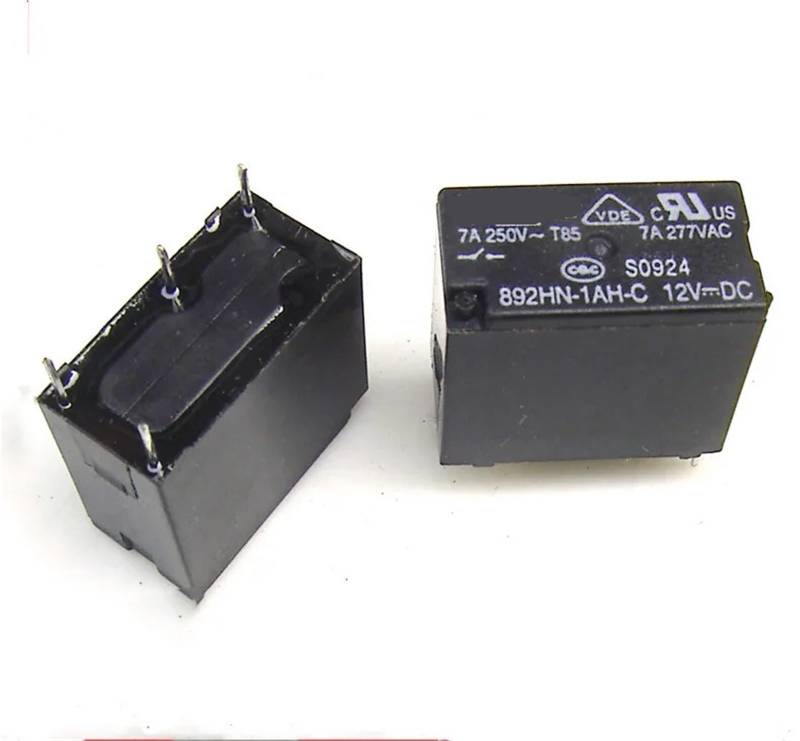 5PCS/LOT Relay 892HN-1AH-C 892HN-1AH-C-5V 892N-1AH-C-12V 892HN-1AH-C-24V 892HN 1AH C 7A 4PIN IINKUEYK(892HN-1AH-C-24V 7A) von IINKUEYK