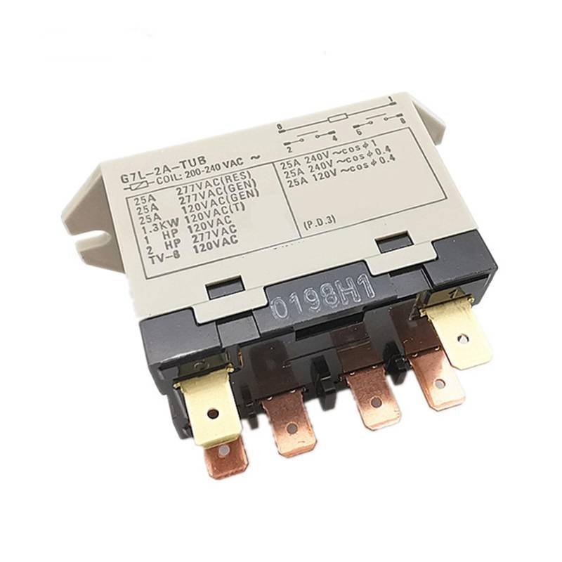 5PCS/lot High-power relay G7L-2A-TUB 24VDC G7L-2A-TUB 200/240VAC G7L 2A TUB DC24V 25A Air conditioning relay IINKUEYK(G7L-2A-TUB 200-240VA) von IINKUEYK