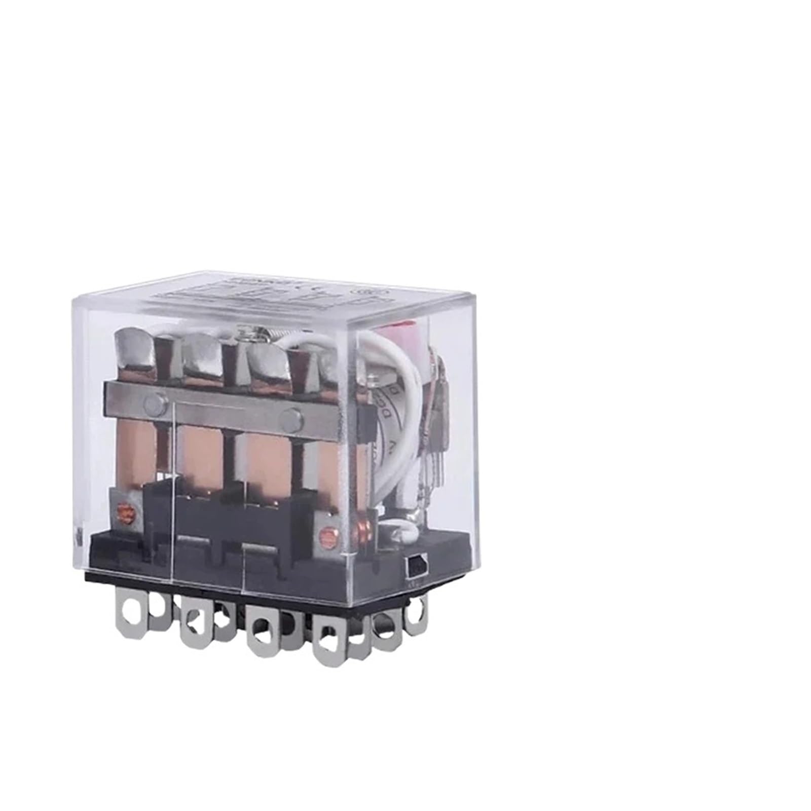 5Pcs Intermediate Relay HH64P LY4NJ 10A Small Relay ACDC12V24V AC110V 220V 380V With 14 pins Socket base PTF14A IINKUEYK(AC (30Pcs),110V With Base) von IINKUEYK