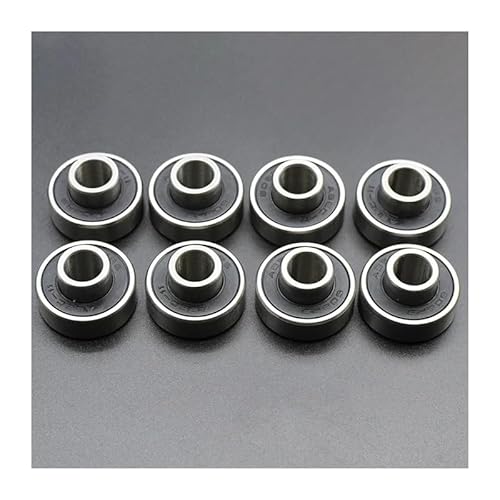 8Pcs 608 RS Bearing 8x22x7 mm ABEC-11 Integrated Spacer Bearing 608 Skateboard Longboard Bearing danceboard Bearing IINKUEYK(8Pcs ABEC-11 Black) von IINKUEYK