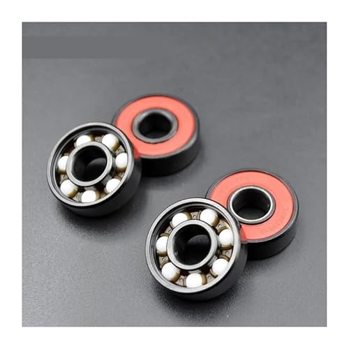 8pcs 608RS high Speed Ball Bearing 8 * 22 * 7 8x22x7mm hybrid Ceramic Ball Bearing Skateboard Wheel Bearing Steel ABEC-11 IINKUEYK von IINKUEYK