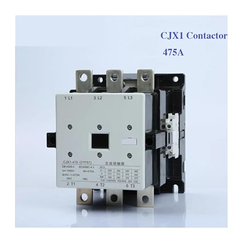 CJX1 AC Contactor 475A CJX1-475/22 3TF57 AC Magnetic Contactor High Current 3Pole Electrical Contactor 24V 220V 380V 2NO 2NC IINKUEYK(AC220V) von IINKUEYK