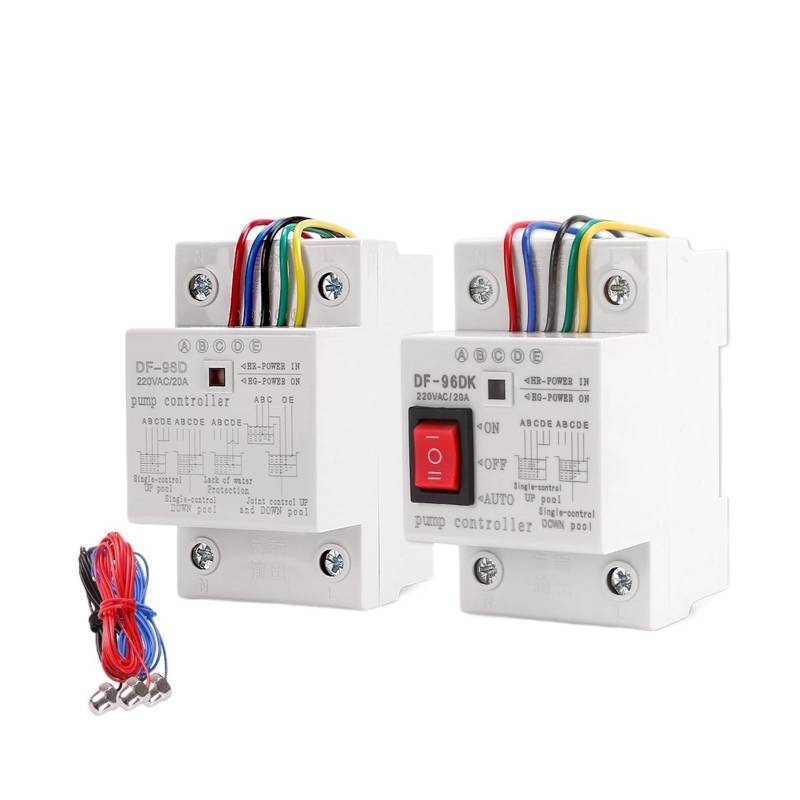 DF-96D Automatic Water Level Controller Switch 20A 220V Water tank Liquid Level Detection Sensor Water Pump Controller IINKUEYK(Only Wire) von IINKUEYK