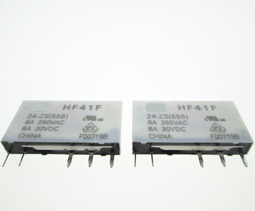 Relay HF41F-24-ZS HF41F-024-ZS HF41F 24-ZS 024-ZS HF41F-24 HF41F24ZS 24VDC DC24V 24V DIP5 10pcs/lot IINKUEYK(50PCS) von IINKUEYK