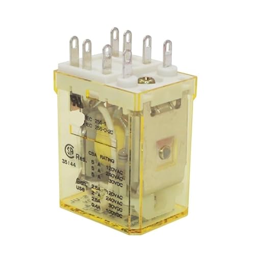 Relay RM2S-UL DC110V RM2S-UL-DC110V DC110V 110VDC 110V 5A 240VAC 8PIN IINKUEYK(One Size) von IINKUEYK