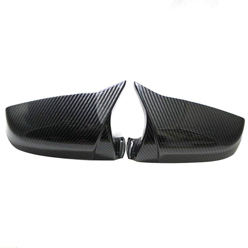 Rückspiegelgehäuse Carbon Fiber Auto Seite Rückspiegel Abdeckung 51167187431 51167187432 Für F10 Flügelspiegelabdeckung(Kohlenstoff) von IITA