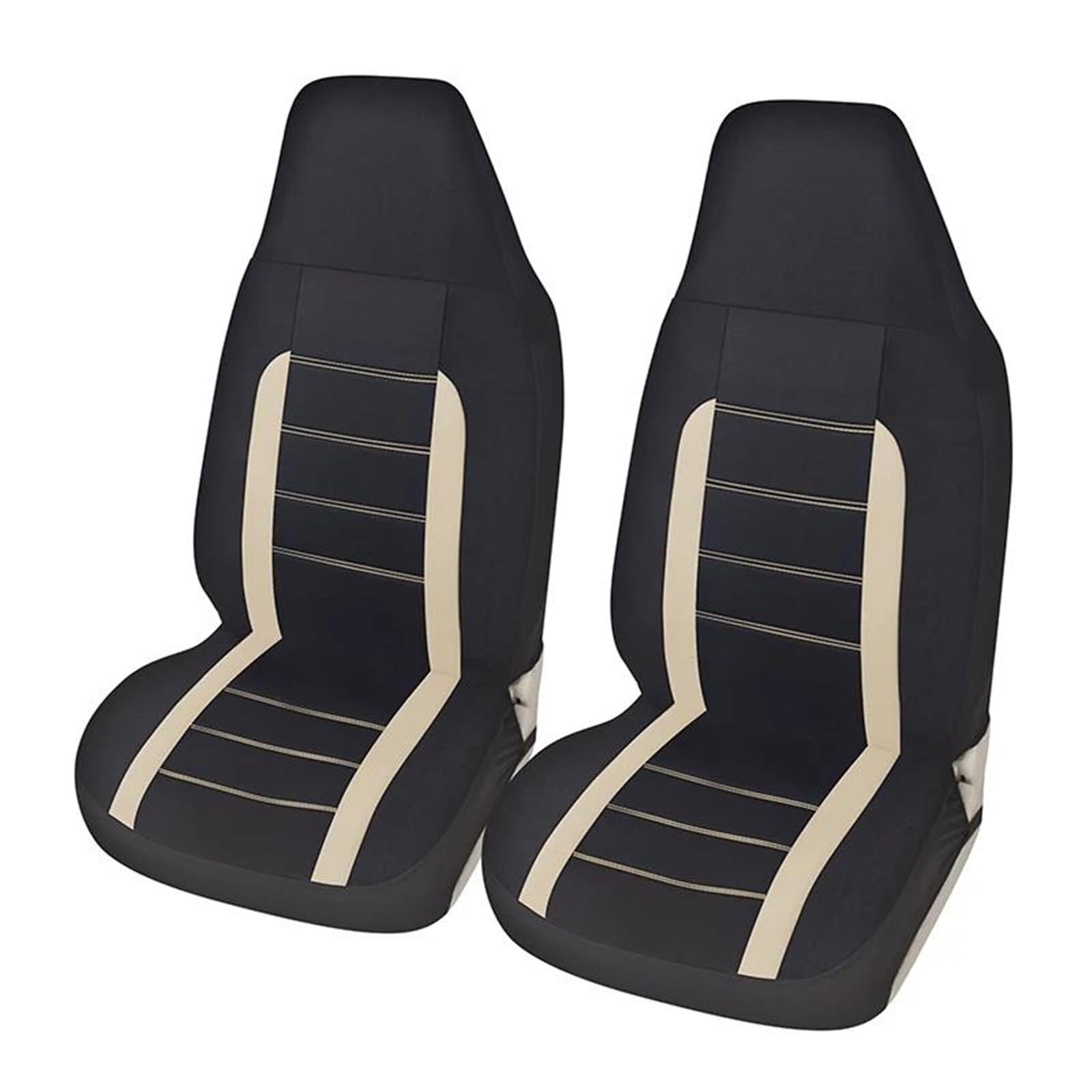 Sitzbezüge Auto Autositzbezüge Schalensitzbezug Sitzschoner Universal für Peugeot für Boxer Autositzbezüge Autositzkissen Auto-Schonbezüg(Beige) von IITA