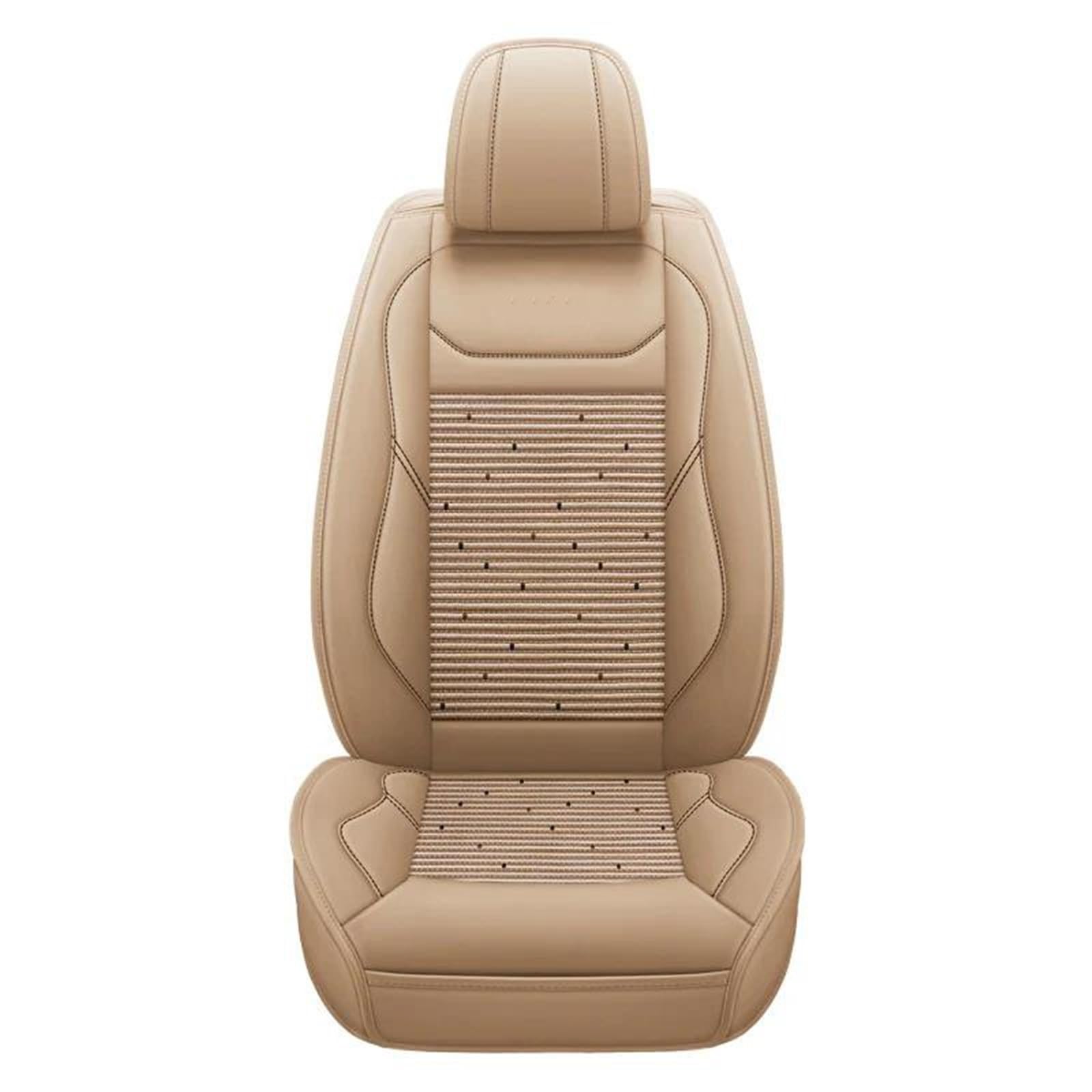 Sitzbezüge Auto Autositzbezug Komplettset für Volvo V40 Autozubehör Innen Wasserdicht Auto-Schonbezüg(Off-White 5 PCS) von IITA