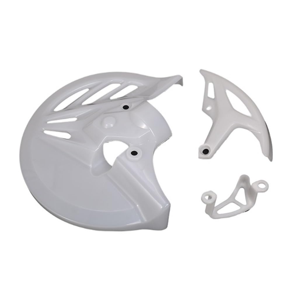 Für 250f XR 250 450X CRF450R Bremsscheibenschutz Schmutzmotorradplatte Hintere Bremssättel Abdeckplatte Enduro-Motorradzubehör(WHITE) von IJRZWXYZ