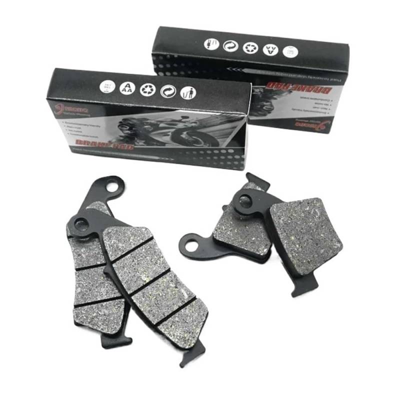 Motorrad-Bremsbeläge Scheiben vorne und hinten für Motorrad Vorne Hinten Bremsbeläge Disc Kit Teile Für CRF250R 2004-2023 CRF250RWE 2022 CRF250RX 2019-2023 CRF250X 2004-2017 Motorrad Bremsbeläge vorne von IJRZWXYZ