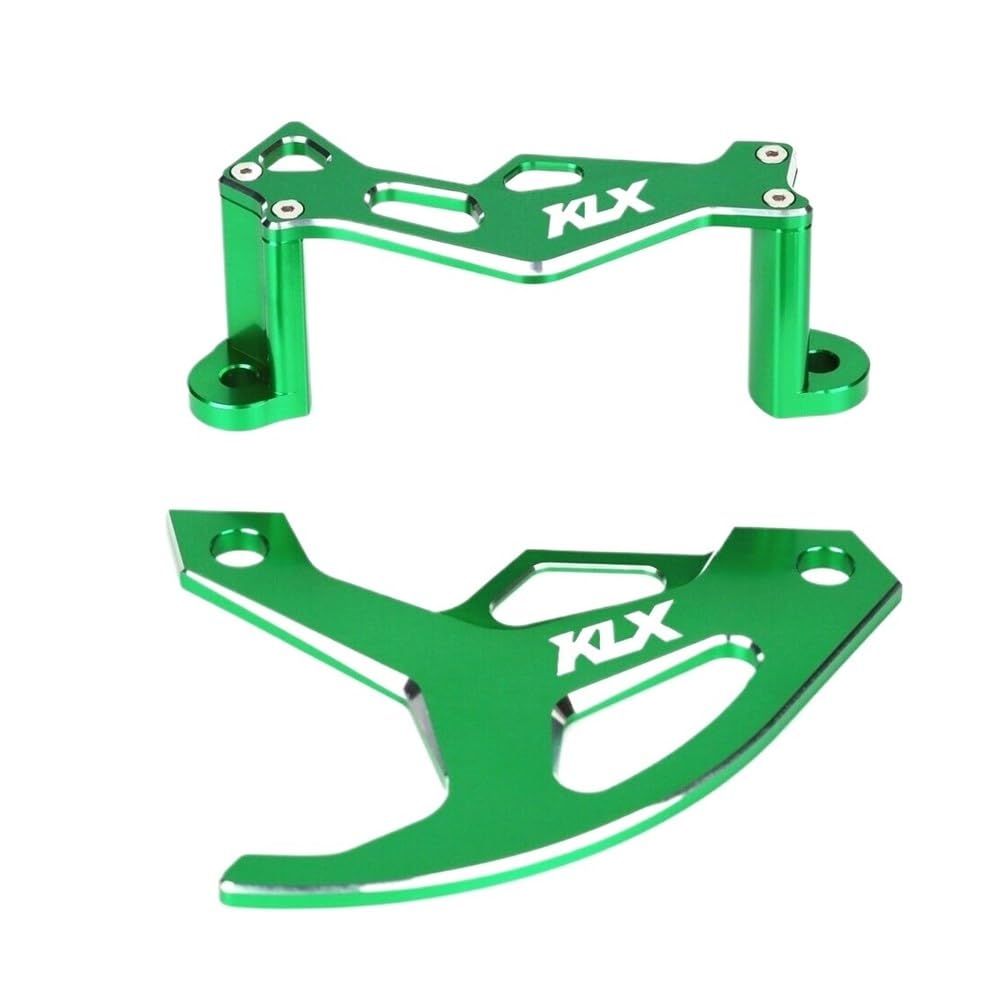 Motorrad CNCHinterradbremssattelSchutzabdeckungsSchutzKit für Kawa&saki KLX450R KLX 450R 450 R 20072018 2017 2016(C-Green) von IJRZWXYZ