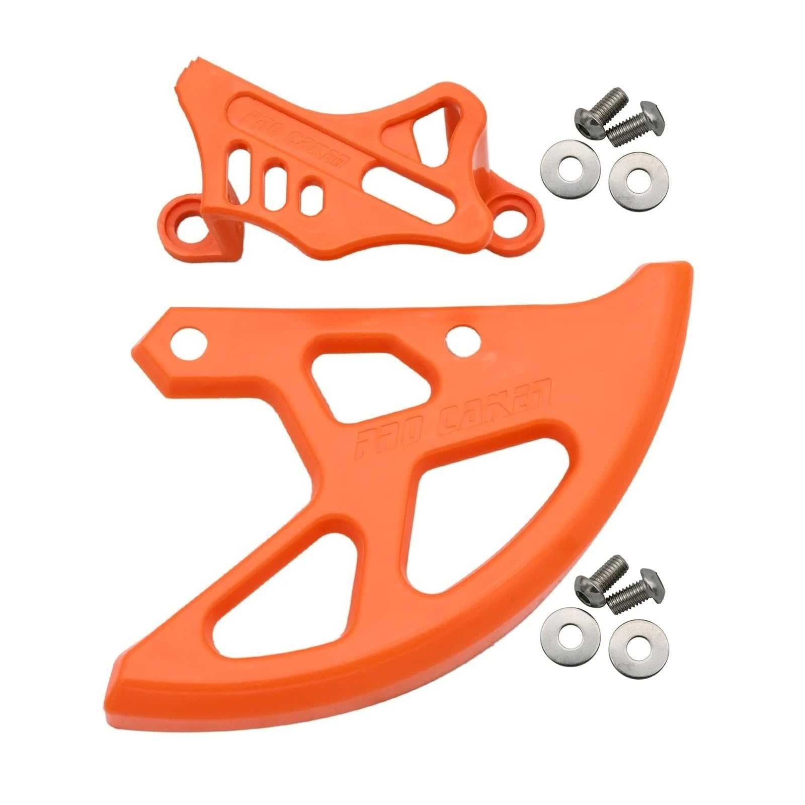 Motorrad Hinten Disc Bremse Schutz Sattel Abdeckung Schutz Für CR125R CR250R CRF250X CRF450X CRF250R CRF450R CRF450RX 450L(Orange Set) von IJRZWXYZ