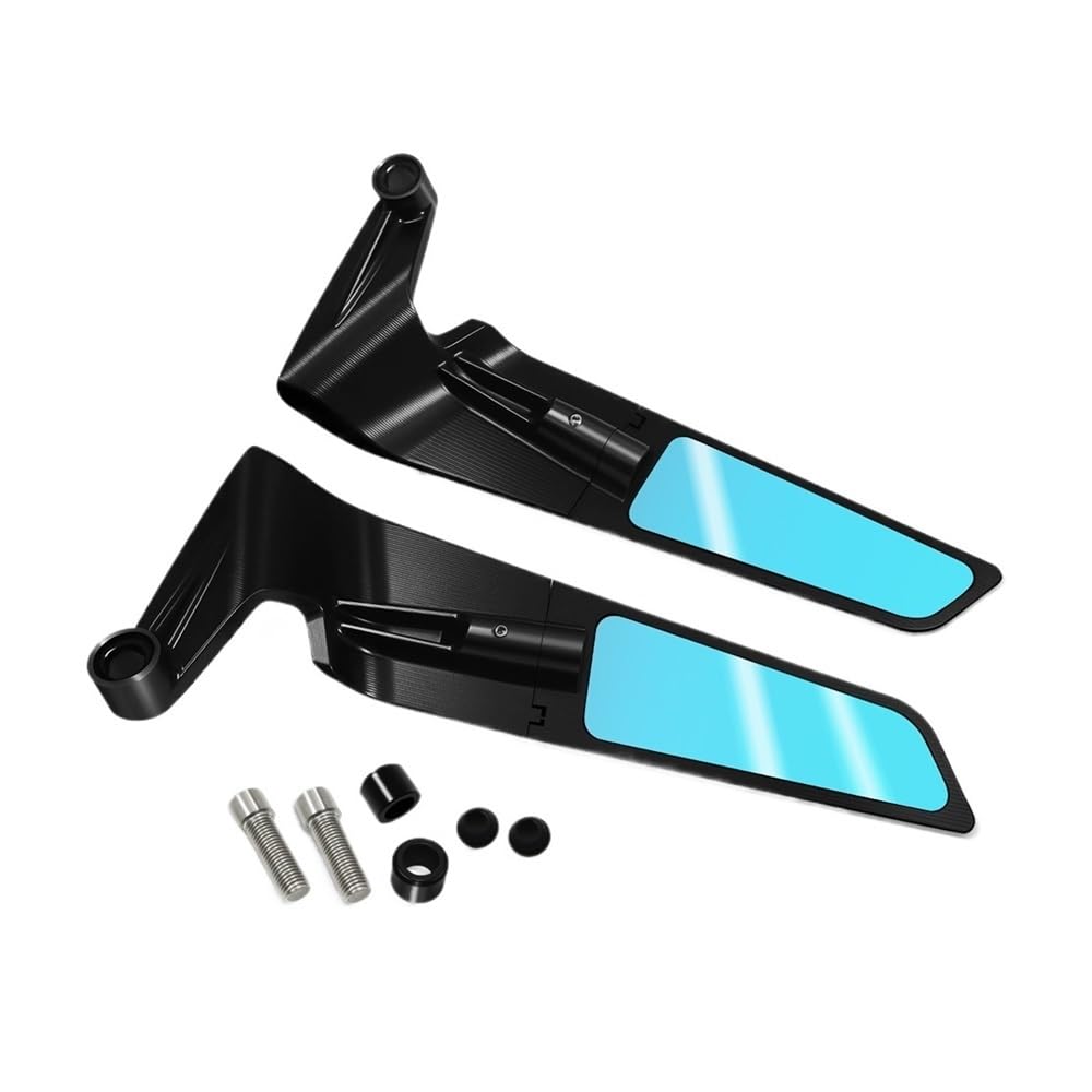 Motorrad-Rückspiegel einstellbare, drehbare Windf Für MT 07 MT07 MT 09 MT09 SP MT 10 MT10 SP Motorradspiegel Stealth Winglets Spiegel Kits Für Drehen Verstellbarer Spiegel von IJRZWXYZ