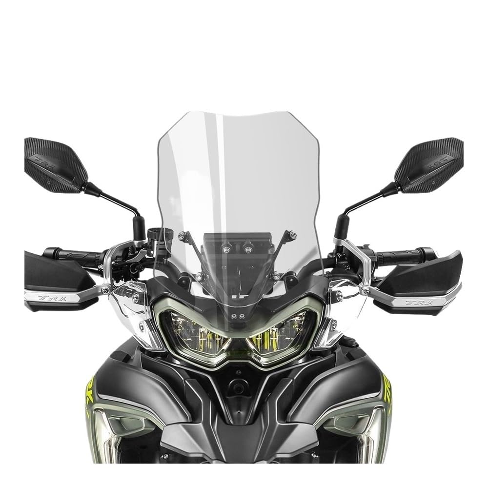 Motorrad-Windschutzscheibe Visier Windabweiser Win Für TRK702 TRK702X TRK 702 702X Motorrad Windschutzscheibe Windscreens Windabweiser Front Glas Transparent Motorrad-Windschutzscheibenverlängerung von IJRZWXYZ