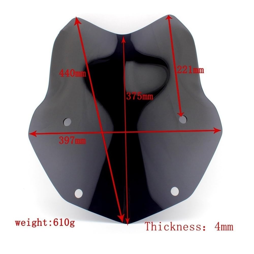 Motorrad-Windschutzscheibe Visier Windabweiser Win Motorrad Windschutz Windschutz Für R1200GS R 1200 GS LC R1250GS ADV Abenteuer Wind Schild Screen Protector Teile R 1250 GS Motorrad-Windschutzscheibe von IJRZWXYZ