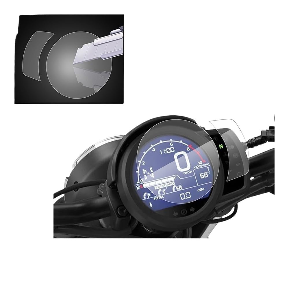 Motorrad Zubehör Motorrad Displayschutzfolie Armat Für CMX 1100 CMX1100 2021-2023 Motorrad-Bildschirm-Dashboard-Schutz Instrumentenfolie Zubehör von IJRZWXYZ