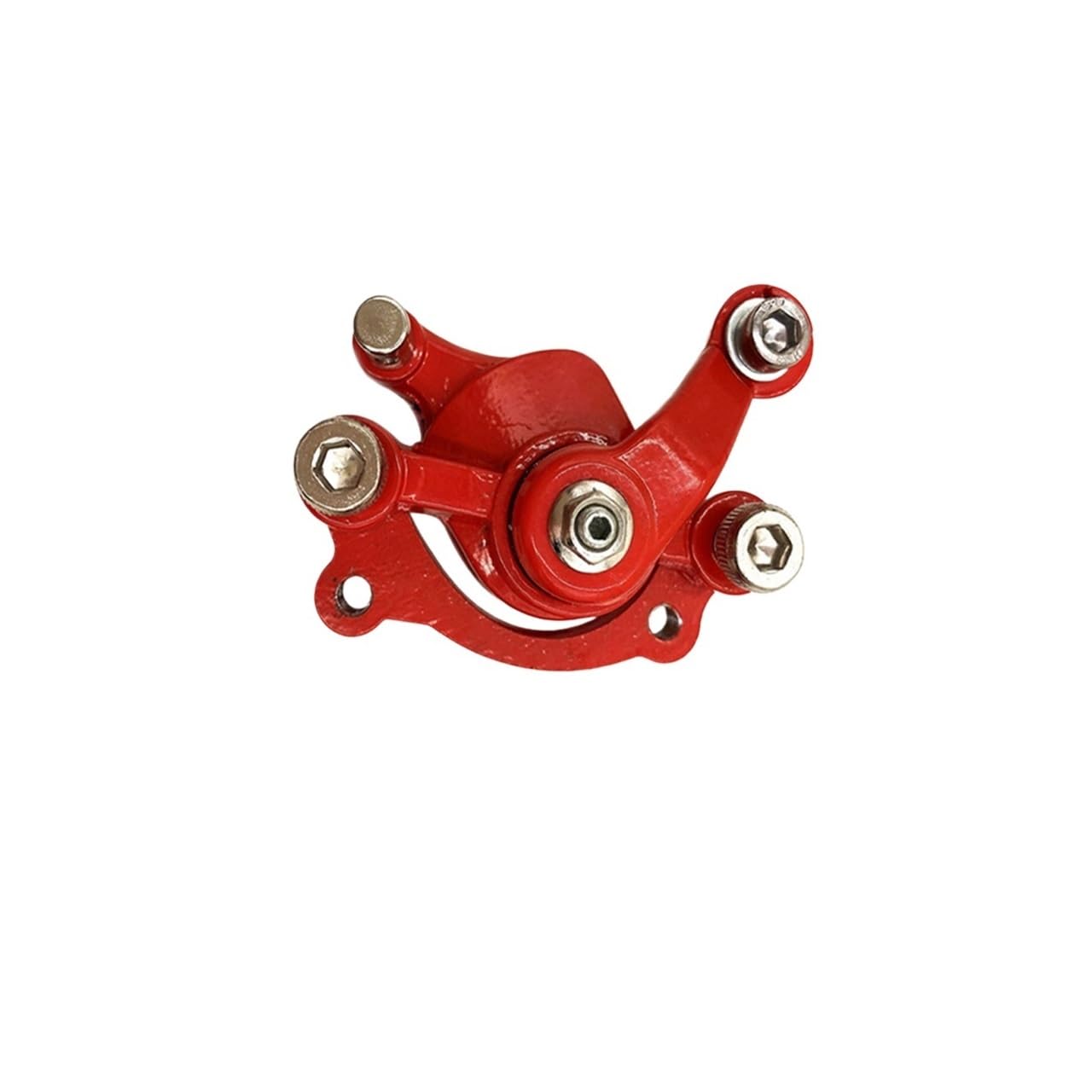 Vorne Hinten Disc Bremssattel Pads Für 43cc 47cc 49cc Mini Moto Kinder ATV Quad Mini Moto Dirt Pocket Motorrad(Red Right) von IJRZWXYZ