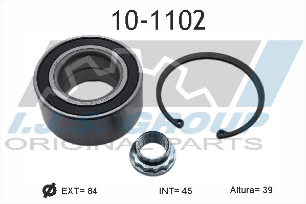 Radlagersatz Hinterachse IJS Group 10-1102 von IJS Group