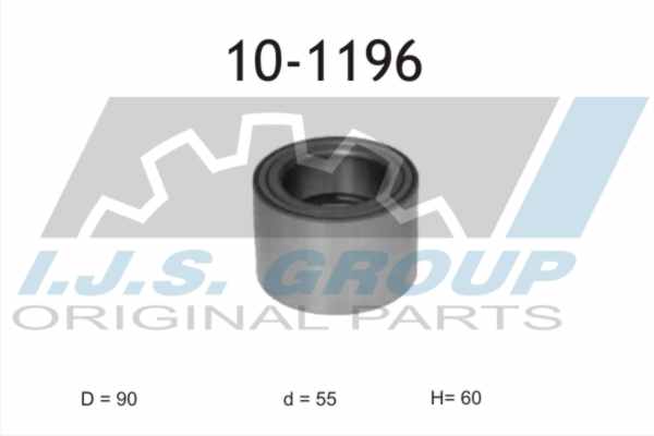 Radlagersatz Hinterachse IJS Group 10-1196 von IJS Group