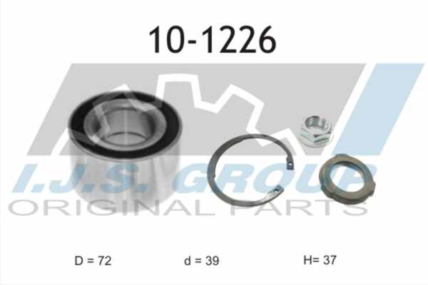 Radlagersatz Hinterachse IJS Group 10-1226 von IJS Group