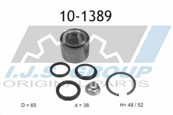 Radlagersatz Hinterachse IJS Group 10-1389 von IJS Group