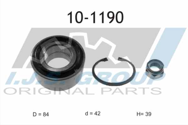 Radlagersatz Vorderachse IJS Group 10-1190 von IJS Group