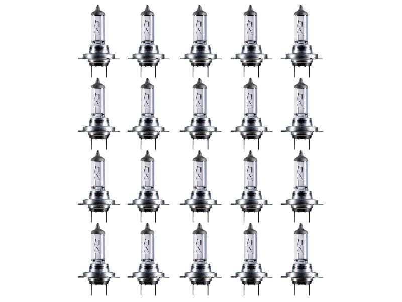 20x cartechnic H7 +90% 12V 55W PX26d Halogen Glühbirnen Scheinwerferlampen Faltschachtel von ILODA