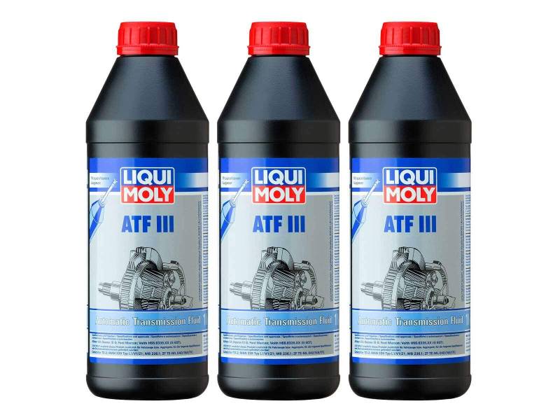 3x Original 1L Getriebeöl Öl Gear Oil Hydraulikflüssigkeit ATF III von ILODA