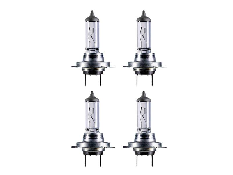 4x cartechnic H7 +50% 12V 55W PX26d Halogen Glühbirnen Scheinwerferlampen Faltschachtel von ILODA