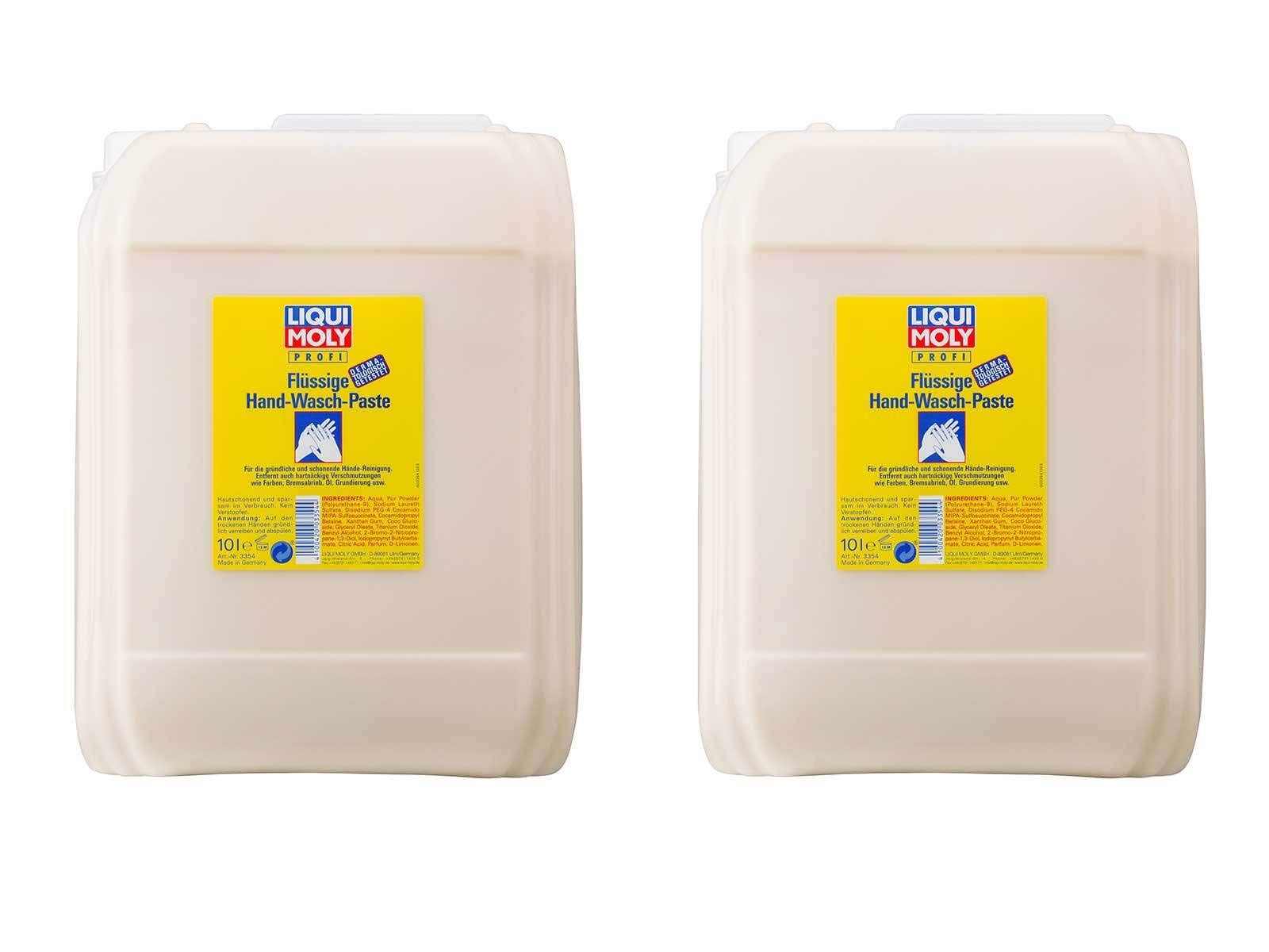 ILODA 2X Original Liqui Moly 10L Flüssige Handwaschpaste Liquid zum Reinigen 3354 von ILODA