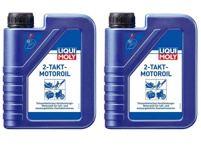 ILODA 2X Original Liqui Moly 1L 2-Takt-Motoroil Motoröl Motorenöl 2T 1052 von ILODA