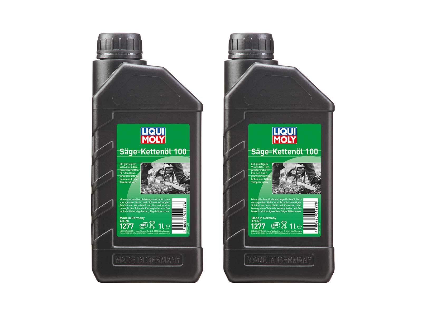 ILODA 2X Original Liqui Moly 1L Säge-Kettenöl Chain Saw Oil Öl Ketten-Öl Säge-Öl 100 von ILODA