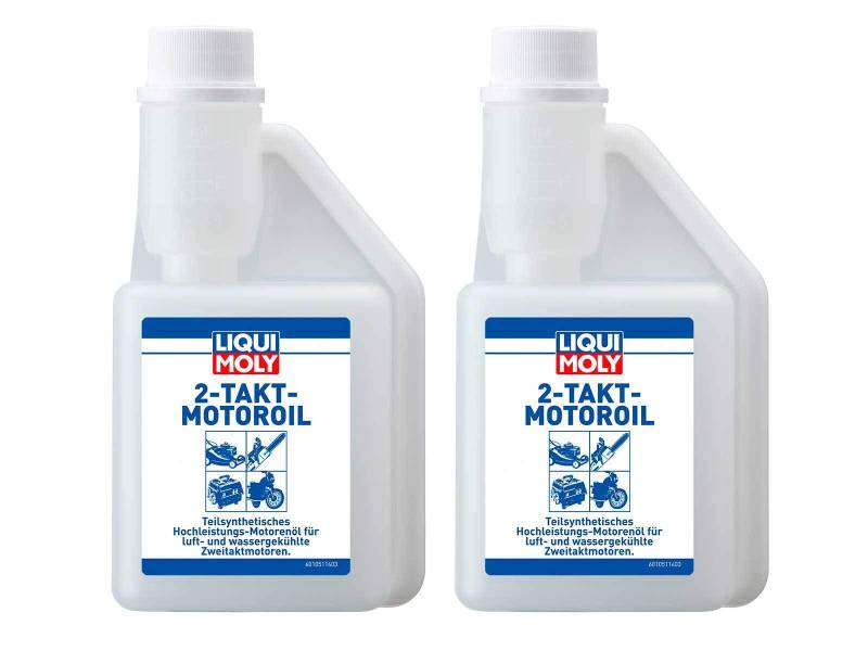 ILODA 2X Original Liqui Moly 250ml 2-Takt-Motoroil Motoröl Motorenöl 2T 1051 von ILODA