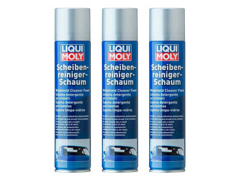 ILODA 3X Original Liqui Moly 300ml Scheibenreinigerschaum Glass Cleaner Foam 1512 von ILODA