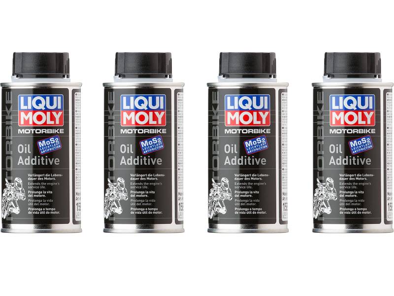 ILODA 4X Original Liqui Moly 125ml Motorbike Oil Additive Motorrad Öl Additiv 1580 von ILODA