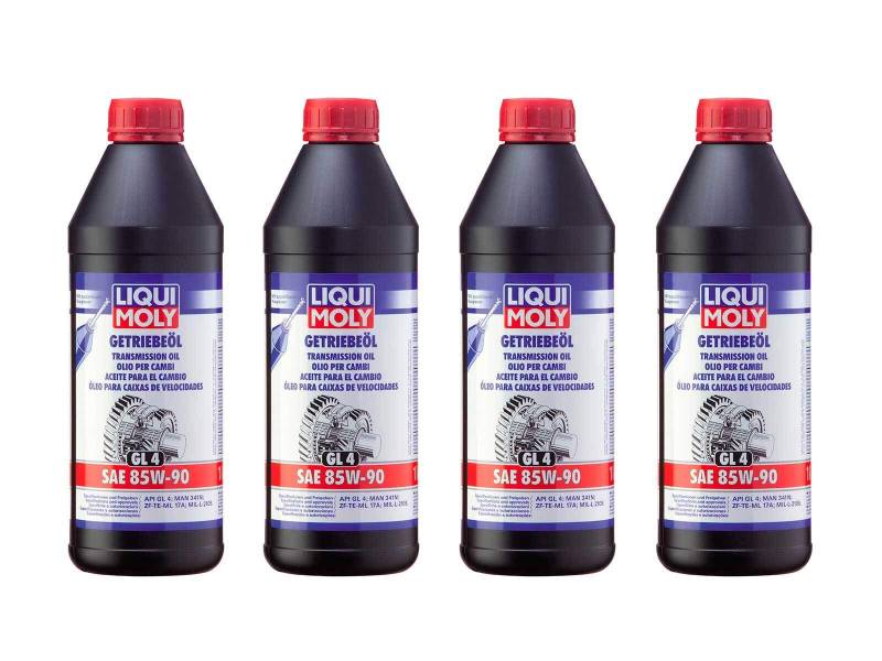 ILODA 4X Original Liqui Moly 1L Getriebeöl (GL4) Gear Oil Öl SAE 85W-90 Art.1030 von ILODA