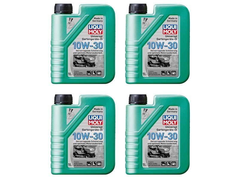 ILODA 4X Original Liqui Moly 1L Universal Gartengeräte-Öl 10W-30 Universalöl 1273 von ILODA