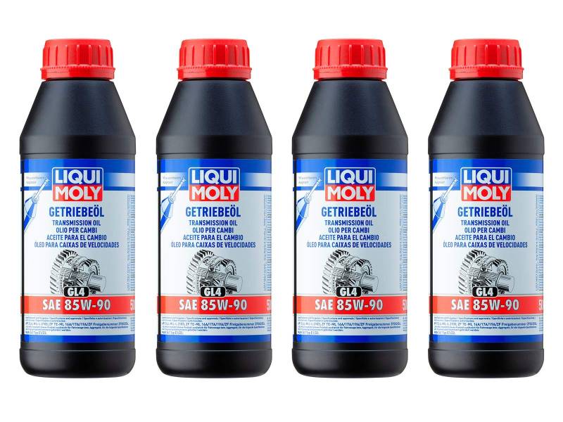 ILODA 4X Original Liqui Moly 500ml Getriebeöl (GL4) SAE 85W-90 Gear Oil Oil Öl 1403 von ILODA