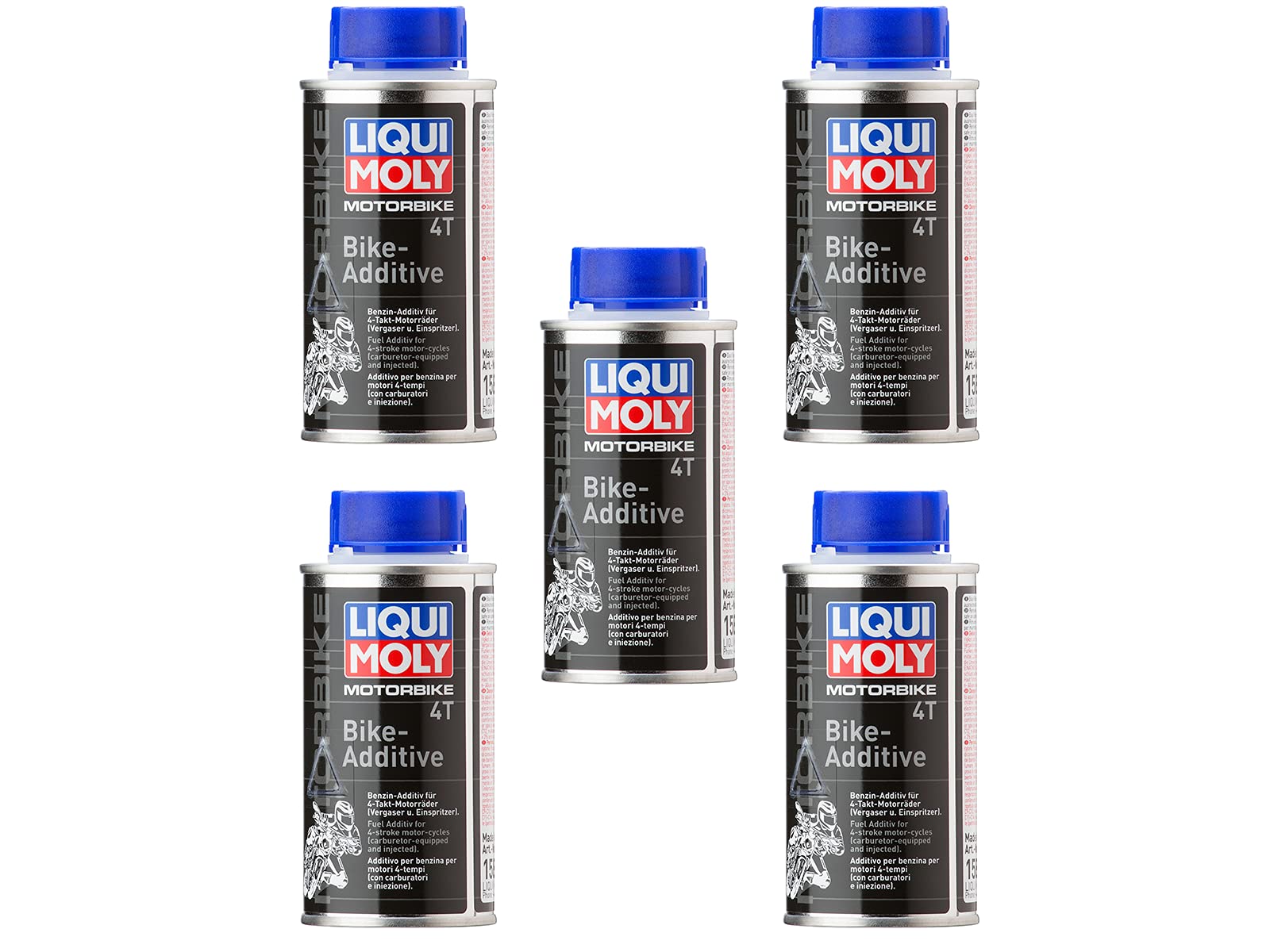 ILODA 5X Original Liqui Moly 125ml Motorbike 4T Bike-Additive Motorrad Additiv 1581 von ILODA