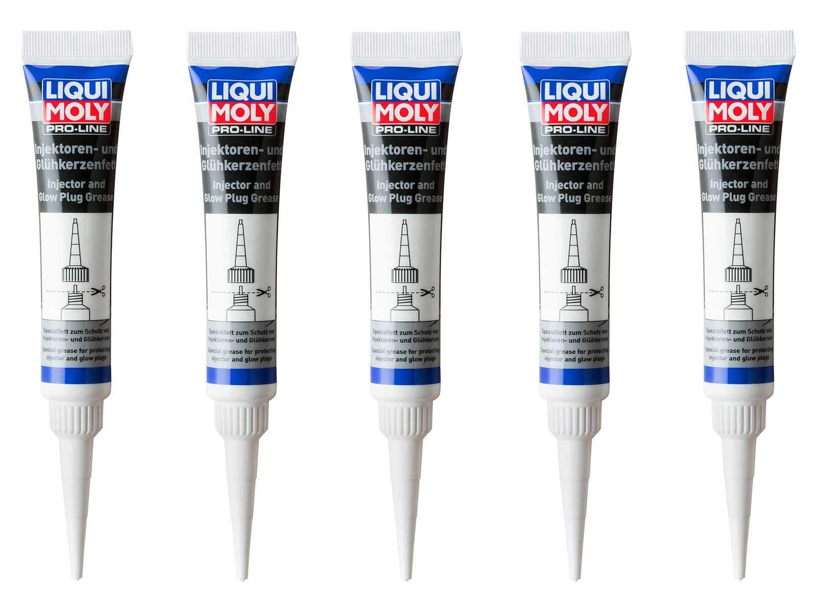 ILODA 5X Original Liqui Moly 20g Pro-Line Injektoren- und Glühkerzenfett Fett 3381 von ILODA