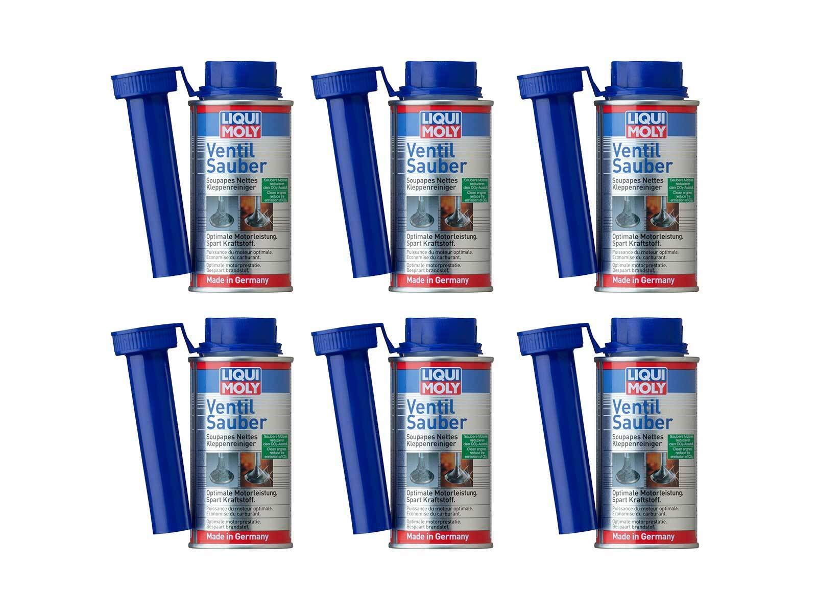 ILODA 6X Original Liqui Moly 150ml Ventil Sauber Reiniger Benzin-Additiv Schutz 1014 von ILODA