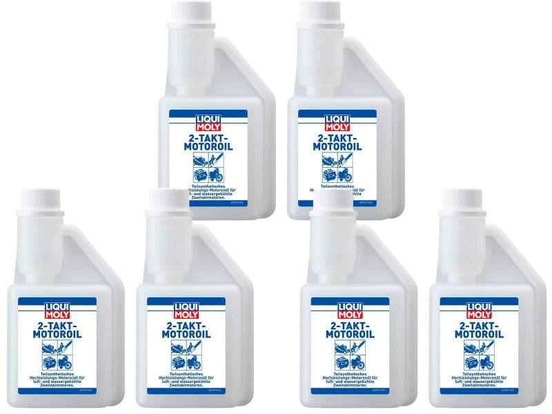 ILODA 6X Original Liqui Moly 250ml 2-Takt-Motoroil Motoröl Motorenöl 2T 1051 von ILODA