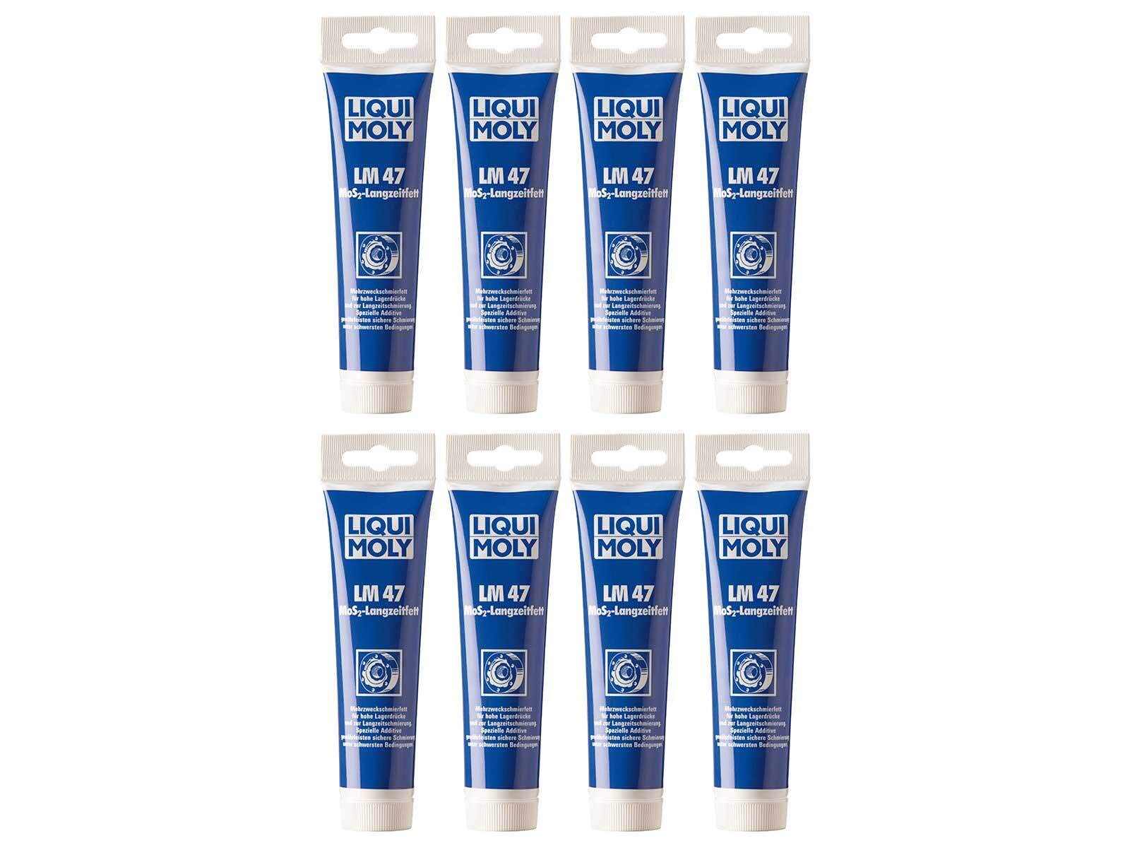 ILODA 8X Original Liqui Moly 100g LM 47 Langzeitfett Spezialfett Hochleistung + MoS2 von ILODA