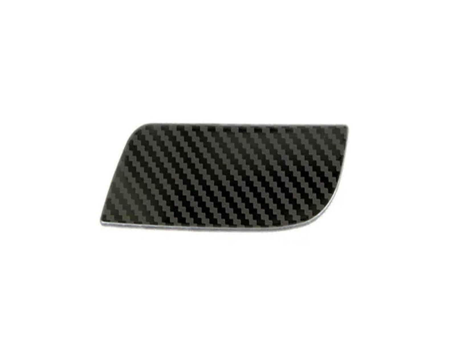 ILQNZCNM Auto-Edelstahl-Copilot-Aufbewahrung, Handschuhfach, dekorative Pailletten-Ordnungsaufkleber, kompatibel mit Skoda – Superb 3 2016–2020, Zubehör for den Innenraum(Carbon Fiber) von ILQNZCNM